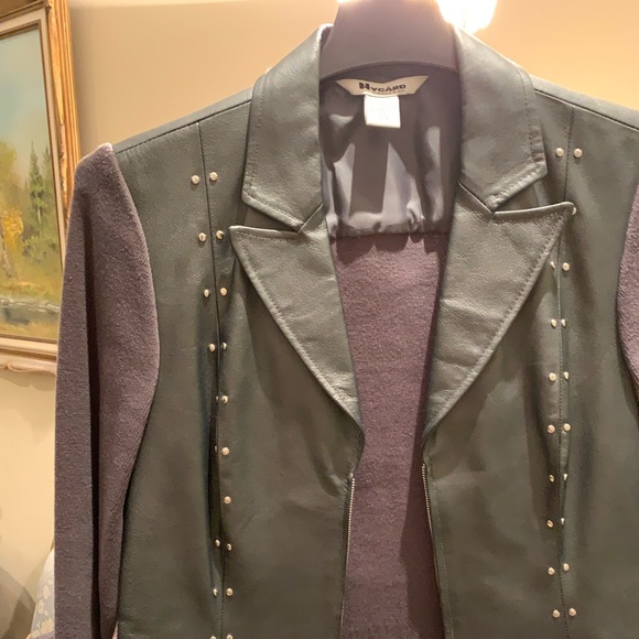 Nygard black leather jacket .size : M - Picture 9 of 14